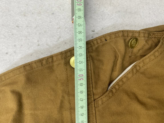 DICKIES SALOPETTE WORKWEAR MARRONE UOMO PRE OWNED XXXL