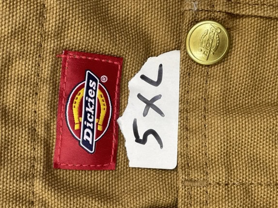 DICKIES TUTA WORKWEAR MARRONE UOMO PRE OWNED 5XL