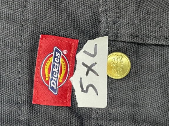 DICKIES ΟΛΟΣΩΜΗ ΦΟΡΜΑ WORKWEAR ΜΑΥΡΟ ΑΝΤΡΙΚΟ PRE OWNED 5XL