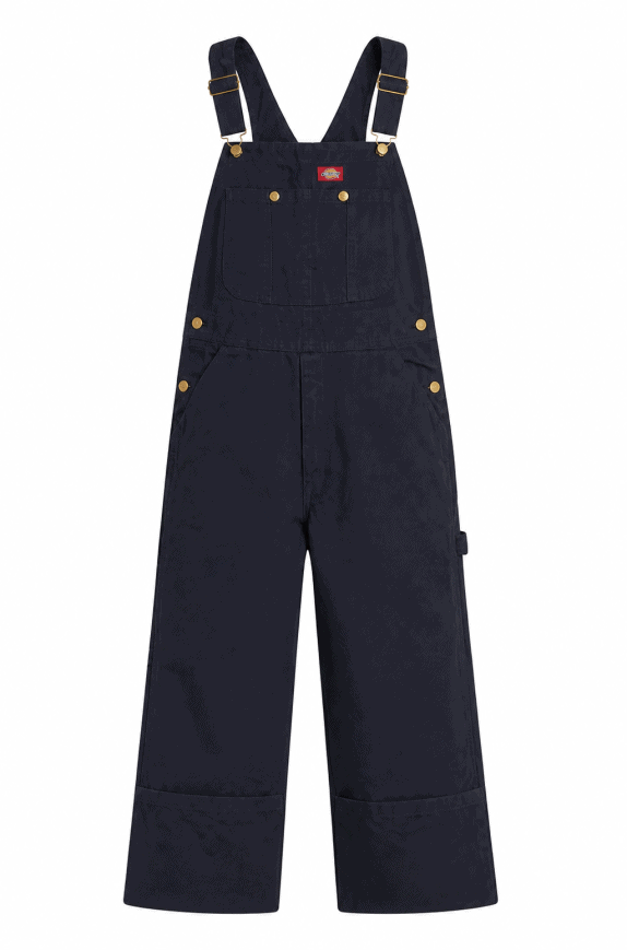 DICKIES OVERALLS WORKWEAR BLACK UNISEX PRE OWNED L