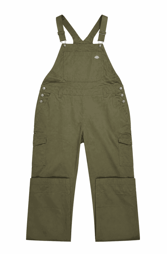 DICKIES SALOPETTE WORKWEAR KHAKI UOMO PRE OWNED 2XL