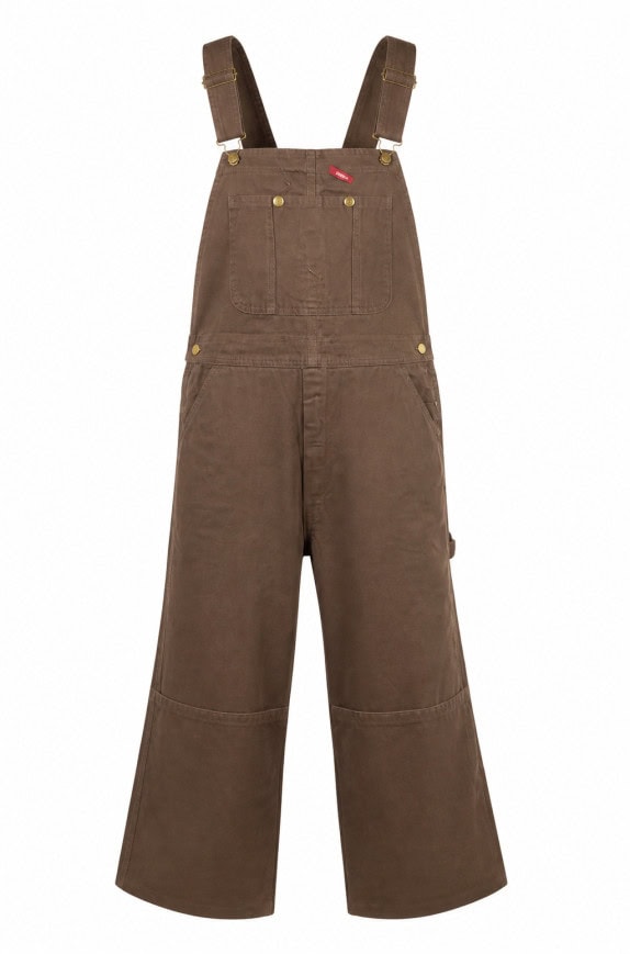 DICKIES OVERALLS WORKWEAR BROWN ΑΝΤΡΙΚΟ PRE OWNED XXL