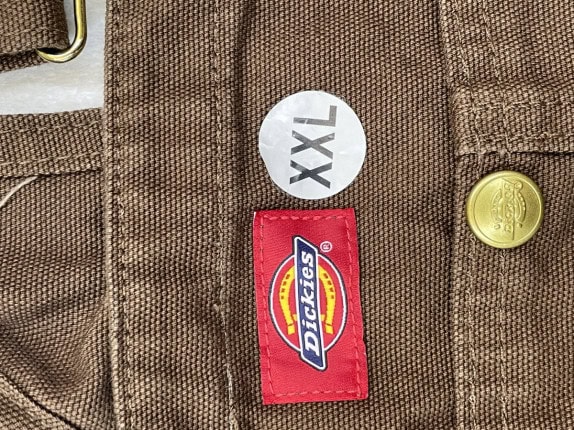 DICKIES OVERALLS WORKWEAR BROWN ΑΝΤΡΙΚΟ PRE OWNED XXL