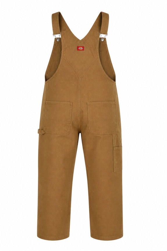 DICKIES OVERALLS WORKWEAR BROWN UNISEX PRE OWNED XXL