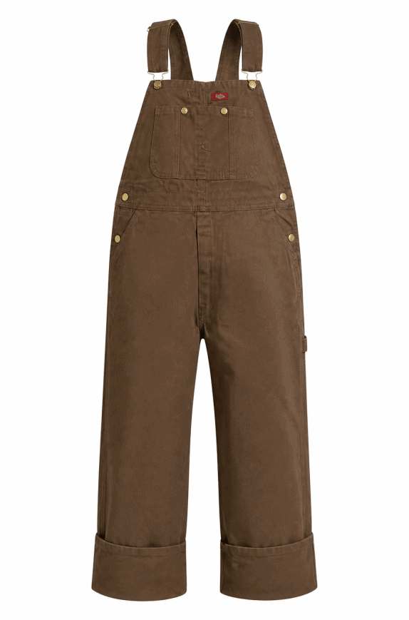DICKIES OVERALLS WORKWEAR BROWN MEN PRE OWNED XL