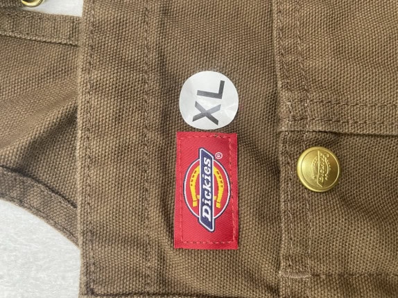 DICKIES OVERALLS WORKWEAR ΚΑΦΕ ΑΝΤΡΙΚΟ PRE OWNED XL