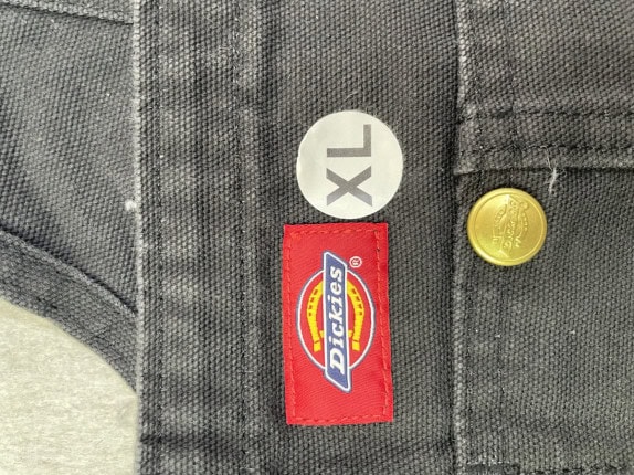 DICKIES OVERALLS WORKWEAR ΜΑΥΡΟ ΑΝΤΡΙΚΟ PRE OWNED XL