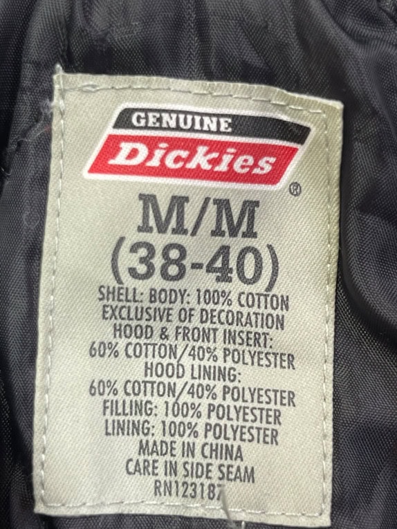 DICKIES OVERSHIRT WORKWEAR NERO UOMO PRE OWNED M
