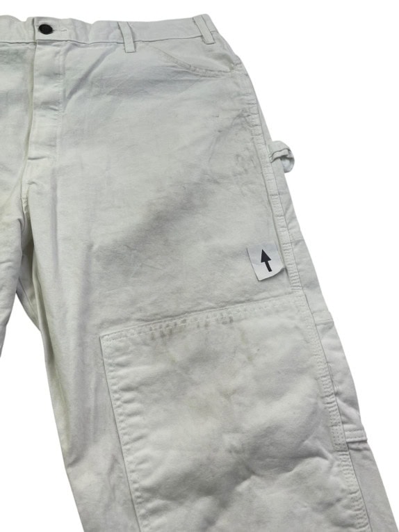 DICKIES CARGO PANTS MINIMAL OFF WHITE MEN PRE OWNED XL