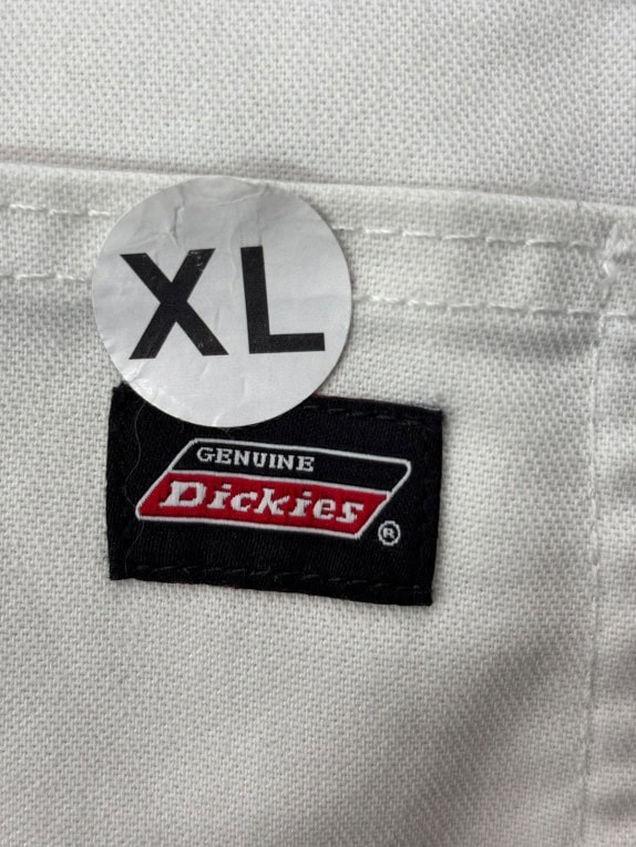 DICKIES PANTALONI CARPENTER WORKWEAR OFF WHITE UOMO PRE OWNED XL
