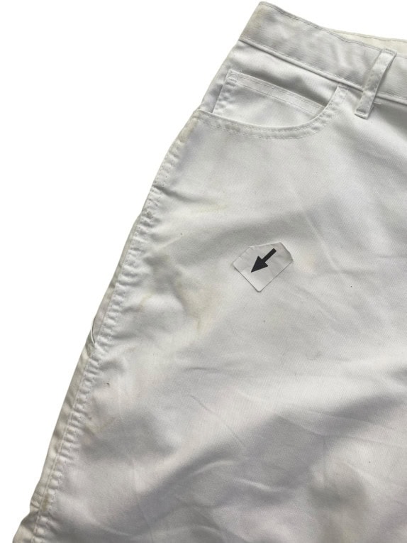 DICKIES PANTALONI CARPENTER WORKWEAR BIANCO SPORCO UOMO PRE OWNED XL