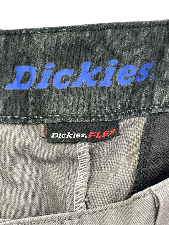 DICKIES CHINO PANTS FLEX LOGO GREY UNISEX M