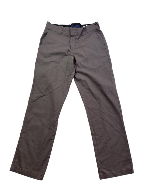 DICKIES PANTALONI CHINO FLEX LOGO GRIGIO UNISEX M
