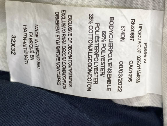 DICKIES ΠΑΝΤΕΛΟΝΙ CHINO LOGO ΜΠΛΕ ΣΚΟΥΡΟ UNISEX M