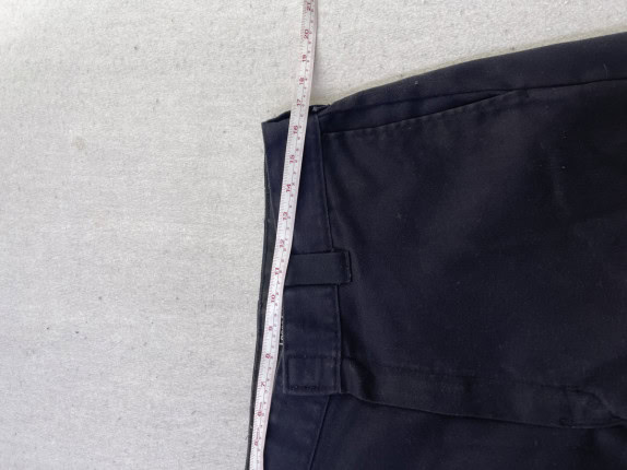 DICKIES CHINO PANTS MINIMAL BLACK MEN PRE OWNED M