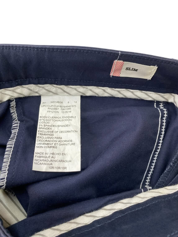 DICKIES ΠΑΝΤΕΛΟΝΙ CHINO SLIM NAVY ΓΥΝΑΙΚΕΙΟ PRE OWNED L