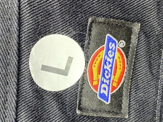 DICKIES TROUSERS CLASSIC BLACK MEN PRE OWNED L