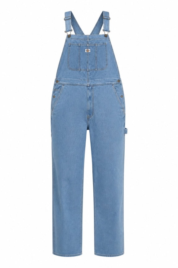 DICKIES DUNGAREES DENIM WORKWEAR BLUE UNISEX PRE OWNED 4XL