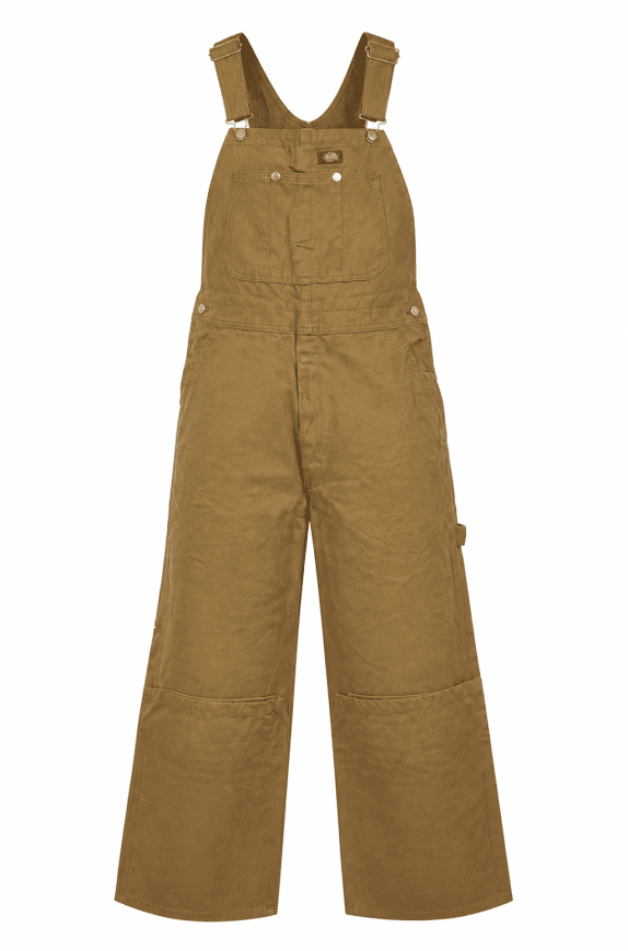 DICKIES SALOPETTE DUNGAREES WORKWEAR MARRONE UOMO PRE OWNED XL