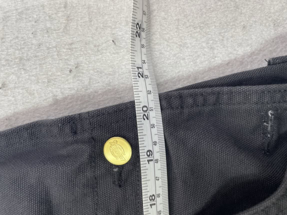 DICKIES DUNGAREES PANTS WORKWEAR BLACK MEN PRE OWNED XL