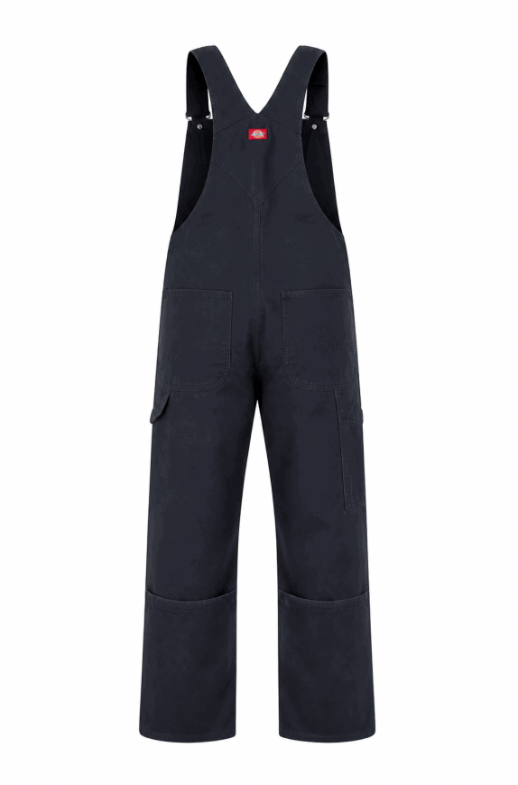 DICKIES OVERALLS WORKWEAR BLACK UNISEX PRE OWNED L