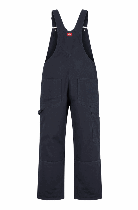 DICKIES SALOPETTE WORKWEAR NAVY MEN PRE OWNED L