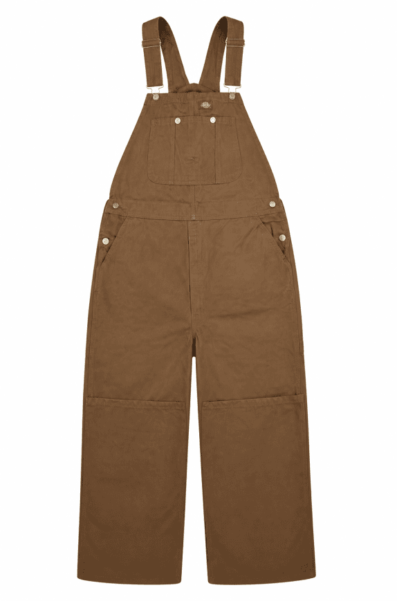 DICKIES OVERALLS WORKWEAR BROWN UNISEX PRE OWNED XXL