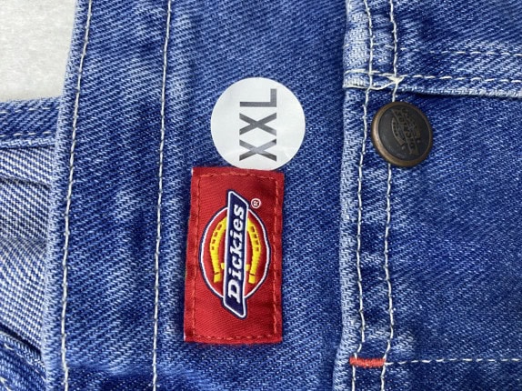DICKIES DENIM OVERALLS WORKWEAR BLUE WOMEN PRE OWNED XXL
