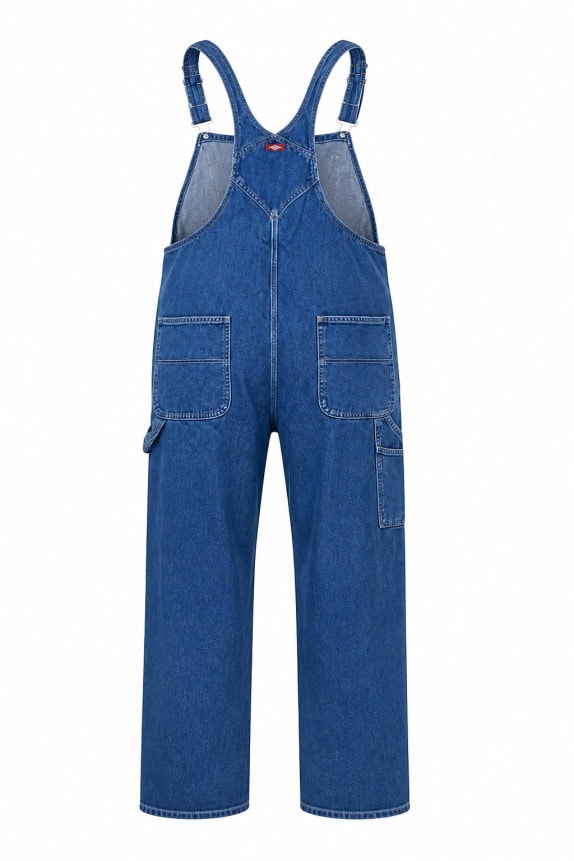 DICKIES DENIM OVERALLS WORKWEAR BLUE WOMEN PRE OWNED XXL