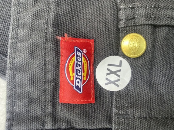 DICKIES SALOPETTE WORKWEAR NERO UOMO PRE OWNED XXL