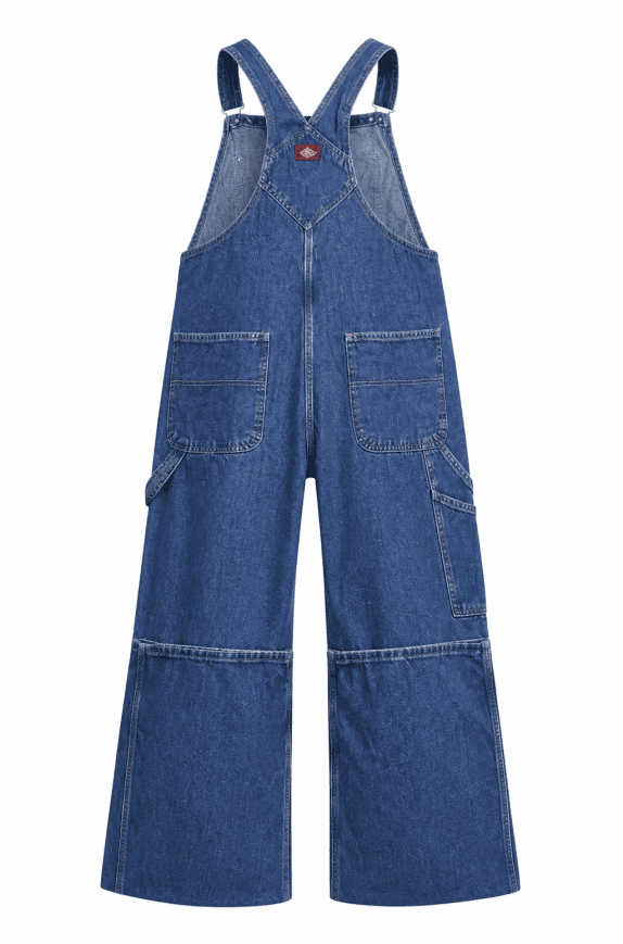 DICKIES SALOPETTE WORKWEAR BLU DONNA PRE OWNED 2XL