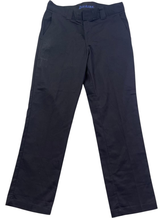 DICKIES CHINO TROUSERS MINIMAL BLACK MEN PRE OWNED L
