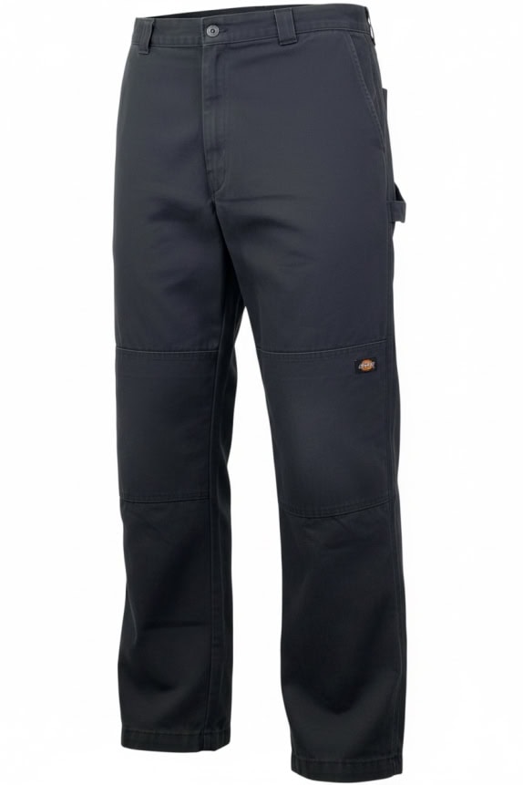DICKIES ΠΑΝΤΕΛΟΝΙ WORKWEAR DOUBLE KNEE LOGO ΜΑΥΡΟ UNISEX XL