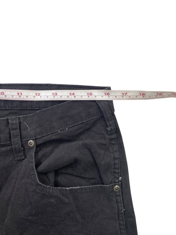 DICKIES WORKWEAR PANTS FADED BLACK MENS PRE OWNED M