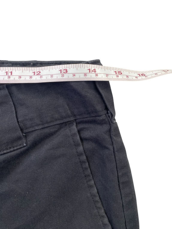 DICKIES PANTALONI WORKWEAR NERO LAVATO UNISEX PRE OWNED XS