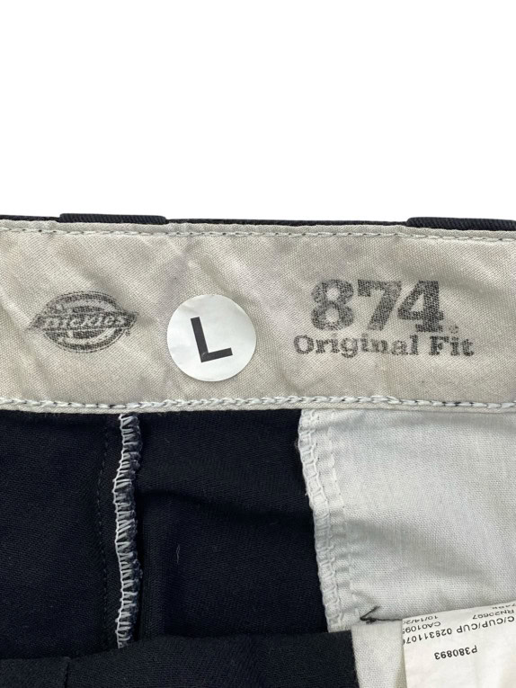 DICKIES PANTALONI WORKWEAR NERI UOMO PRE OWNED L