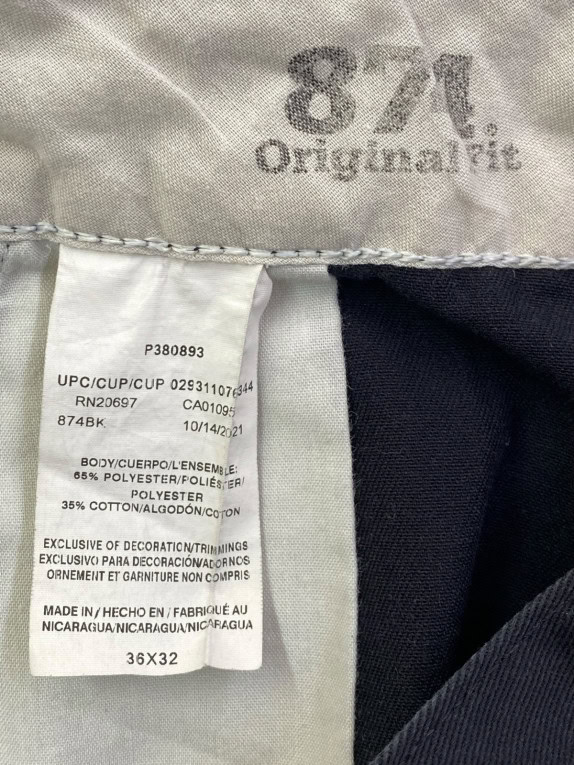 DICKIES PANTALONI WORKWEAR NERI UOMO PRE OWNED L