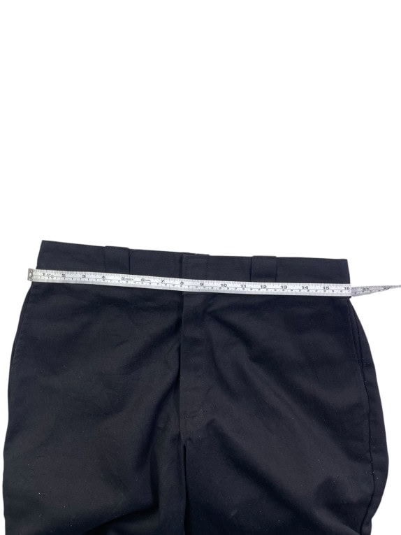 DICKIES WORK PANTS WORKWEAR BLACK MENS PRE OWNED S