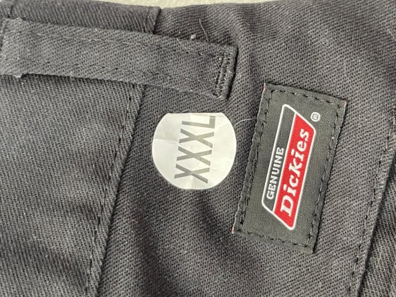 DICKIES ΠΑΝΤΕΛΟΝΙ WORKWEAR ΜΑΥΡΟ ΑΝΤΡΙΚΟ PRE OWNED 3XL