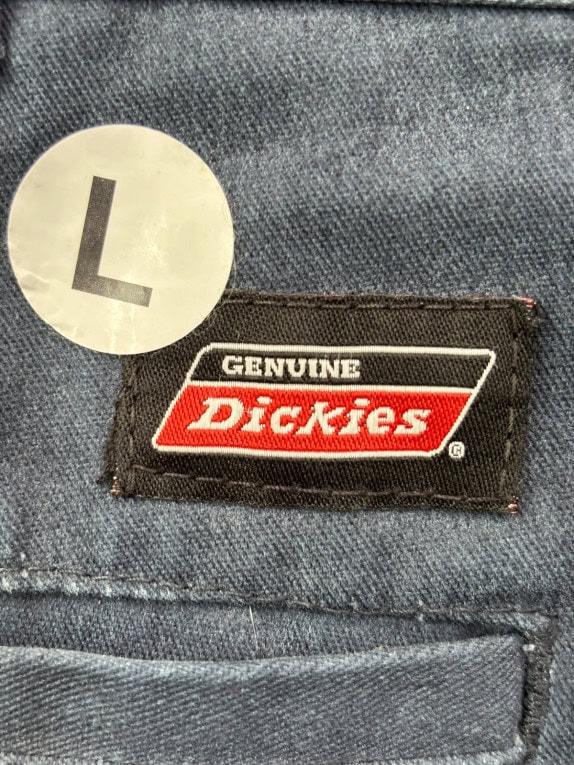 DICKIES PANTALONI WORKWEAR NAVY UOMO PRE OWNED L