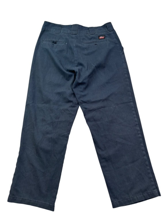 DICKIES PANTALONI WORKWEAR NAVY UOMO PRE OWNED L