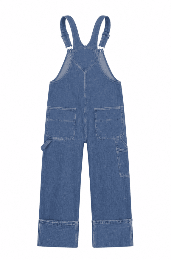 DICKIES DENIM OVERALLS VINTAGE BLUE WOMENS PRE OWNED L