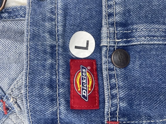 DICKIES DENIM OVERALLS VINTAGE BLUE WOMENS PRE OWNED L