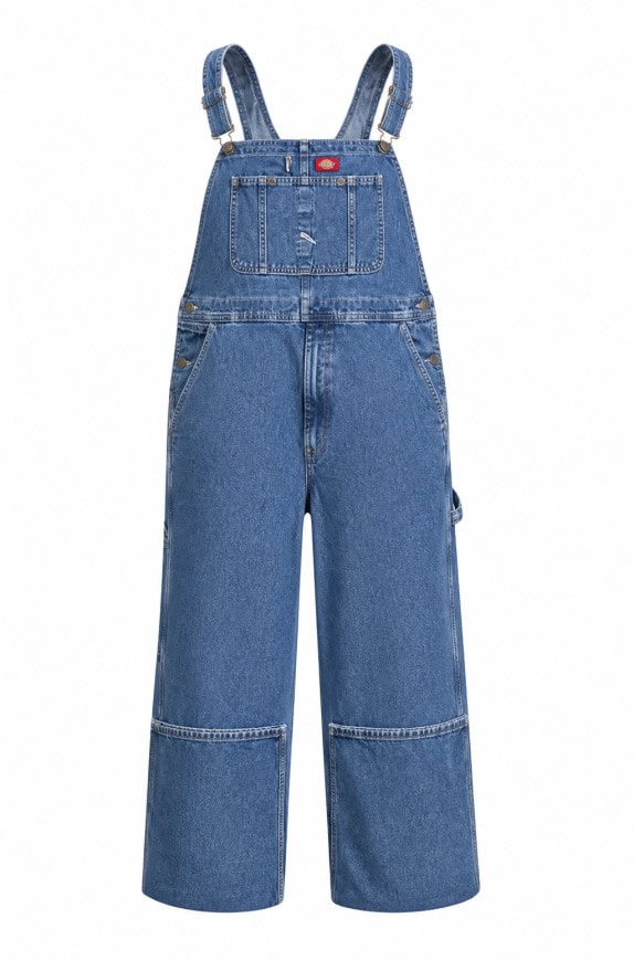 DICKIES DENIM salopeta OVERSIZED BLUE WOMEN PRE OWNED 3xl