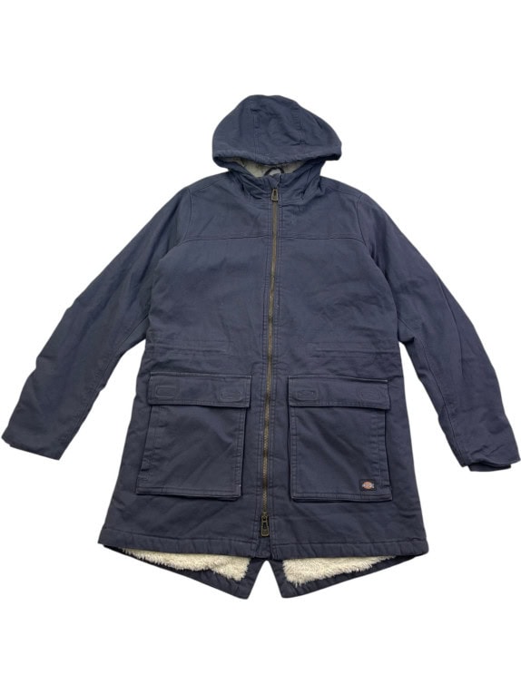 DICKIES PARKA CON CAPPUCCIO WORKWEAR NAVY UNISEX PRE OWNED S