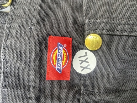 DICKIES TUTA WORKWEAR NERO UOMO PRE OWNED XXL
