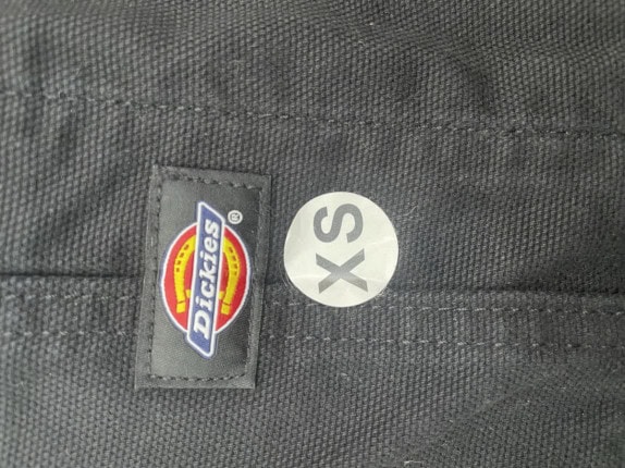 DICKIES TUTA INTERA WORKWEAR NERO UOMO PRE OWNED XS