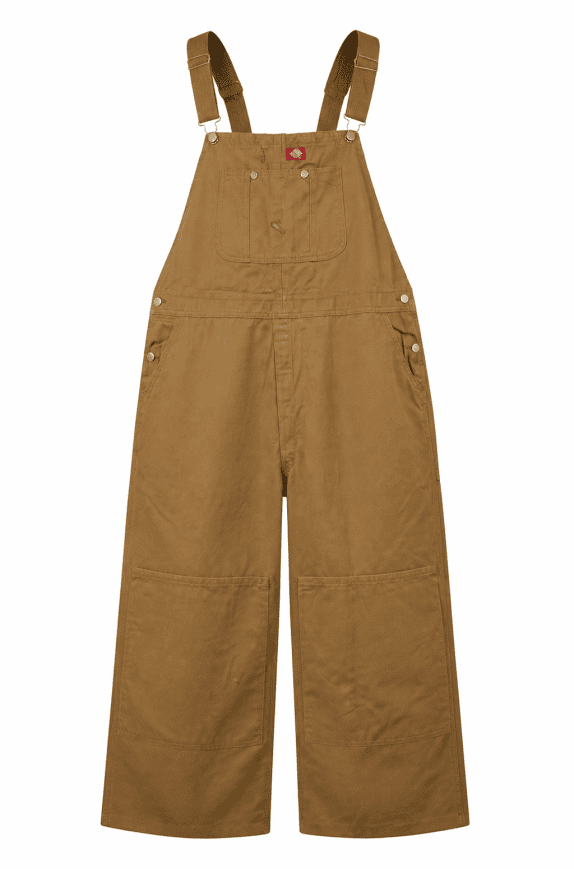 DICKIES SALOPETTE WORKWEAR BROWN MEN PRE OWNED 5XL