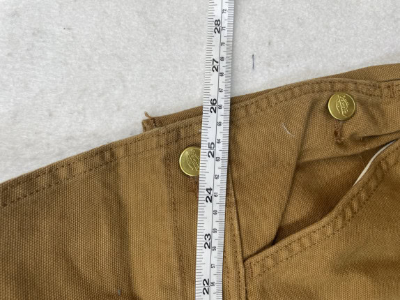 DICKIES SALOPETTE WORKWEAR BROWN MEN PRE OWNED 5XL