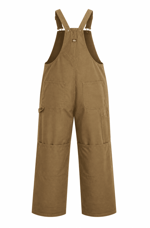 DICKIES SALOPETTE WORKWEAR BROWN MEN PRE OWNED 5XL